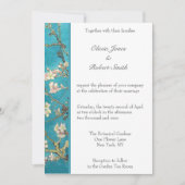 Almond Blossom Floral Wedding Kaart (Voorkant)