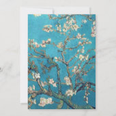 Almond Blossom Floral Wedding Kaart (Achterkant)