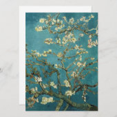 Almond Blossom Invitation Kaart (Voorkant / Achterkant)