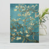 Almond Blossom Invitation Kaart (Staand voorkant)