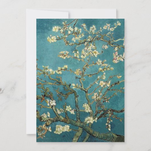 Almond Blossom Invitation Kaart (Voorkant)