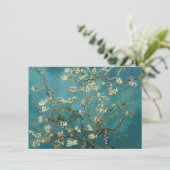Almond Blossom Invitation Kaart (Staand voorkant)