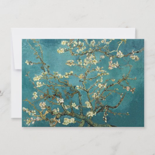 Almond Blossom Invitation Kaart (Voorkant)