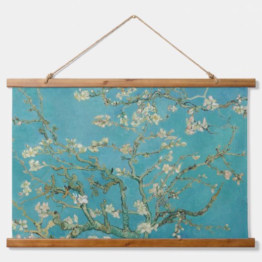 Almond Blossom, Oil Painting, Vincent Van Gogh Hangend Wandkleed (Voorkant)