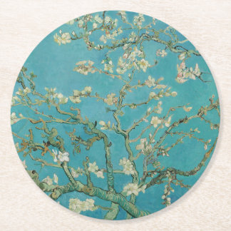 Almond Blossom, Oil Painting, Vincent Van Gogh Ronde Kartonnen Onderzetter