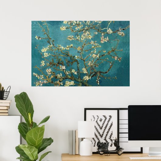 Almond Blossom Poster (Thuiskantoor)