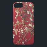 Almond Blossom Red Vincent van Gogh Art Painting iPhone 8/7 Hoesje<br><div class="desc">Vincent van Gogh (Nederlands,  1853 - 1890) leeft nog steeds van amandelbloesems tegen een donkerrode of roestkleurige achtergrond. Van Gogh werd geïnspireerd door de Japanse printmaak. Bekijk mijn winkel voor overeenkomende producten!</div>