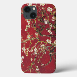 Almond Blossom Red Vincent van Gogh Art Painting iPhone 13 Hoesje