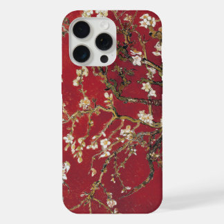 Almond Blossom Red Vincent van Gogh Art Painting iPhone 15 Pro Max Case