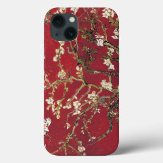 Almond Blossom Red Vincent van Gogh Art Painting iPhone 13 Hoesje