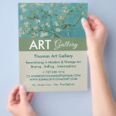 Almond Blossom, Van Gogh, Art Dealer, Gallery Flyer (Hand)