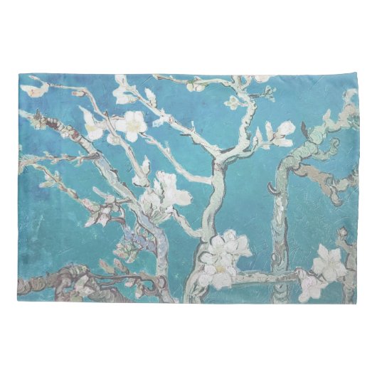 Almond Blossom Van Gogh Art Kussensloop (Achterkant-Links)