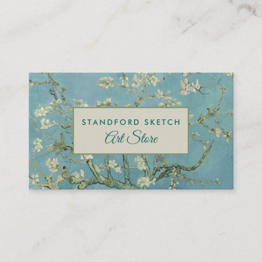 Almond Blossom, Van Gogh, Art Supplies Store Visitekaartje (Voorkant)
