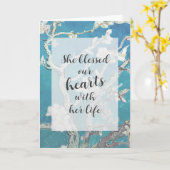 Almond Blossom Van Gogh Art Sympathie Kaart (Gele Bloem)