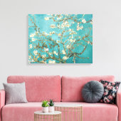 Almond blossom, Van Gogh Canvas Afdruk (Insitu (Woonkamer))