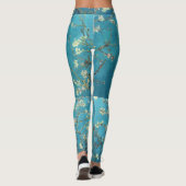 Almond Blossom Van Gogh Fine Art Leggings Pants (Achterkant)