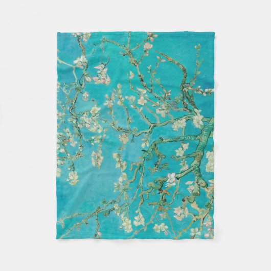 Almond Blossom Van Gogh Fleece Deken (Voorkant)