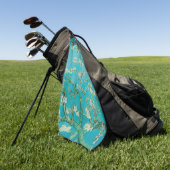 Almond Blossom Van Gogh Golfhanddoek (Groen)