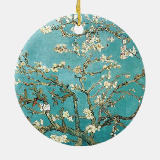 Almond blossom, Van Gogh Keramisch Ornament (Achterkant)