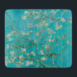 Almond Blossom Van Gogh Snijplank<br><div class="desc">schilderreproductie van Almond Blossom door Vincent van Gogh,  1890. Het kenmerkt de bloeiende amandelboomtakken tegen de hemel. Amandelbomen bloeien vroeg in de lente en symboliseren het begin van een nieuw leven. Van Gogh maakte dit schilderij als geschenk voor zijn neefje.</div>