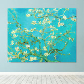 Almond Blossom van Vincent van Gogh (1890) Canvas Afdruk (Insitu (Houten vloer))