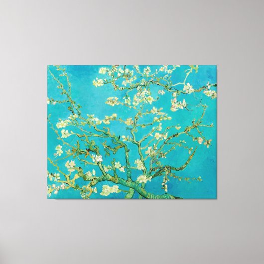 Almond Blossom van Vincent van Gogh (1890) Canvas Afdruk (Voorkant)