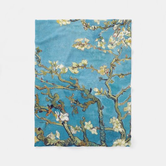 Almond Blossom Vincent van Gogh Fleece Deken (Voorkant)
