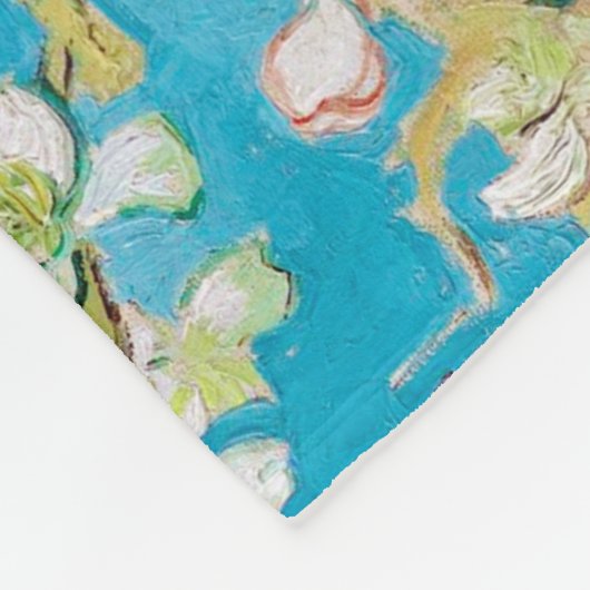 Almond Blossom, Vincent van Gogh Fleece Deken (Hoek)