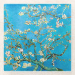 Almond Blossom Vincent van Gogh Glazen Onderzetter<br><div class="desc">Mooie amandelbloesems op amandelboom door Vincent van Gogh.</div>