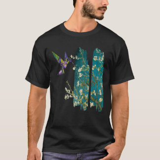 Almond Blossom Vincent Van Gogh hummingbird T-shirt