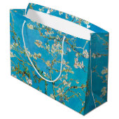 Almond Blossom, Vincent van Gogh Large Gift Bag Groot Cadeauzakje (Achterkant Gekanteld)