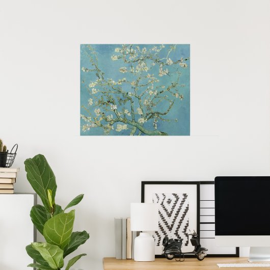Almond Blossom: Vincent Van Gogh Poster (Thuiskantoor)