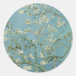 Almond Blossom: Vincent Van Gogh Ronde Sticker
