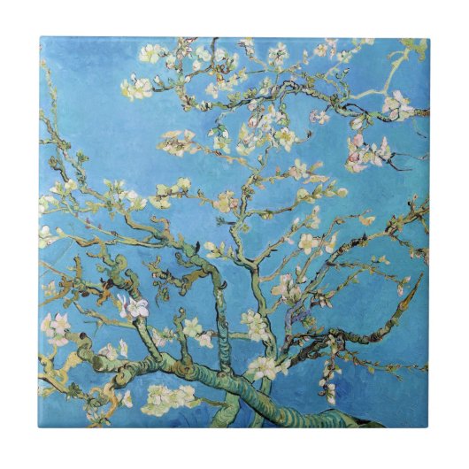 Almond Blossom Vincent van Gogh Tegeltje (Voorkant)