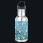 Almond Blossom Vincent Van Gogh Waterfles<br><div class="desc">Almond Blossom van Vincent van Gogh met verbluffende groene en blauwe kleuren.</div>