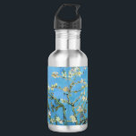 Almond Blossom Vincent Van Gogh Waterfles<br><div class="desc">Almond Blossom van Vincent van Gogh met verbluffende groene en blauwe kleuren.</div>