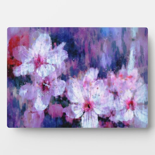 Almond Blossom Waterverf Fotoplaat (voorkant)