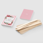 Almond Blossom Wedding Invitation Handwaaier (Niet-gemonteerd)