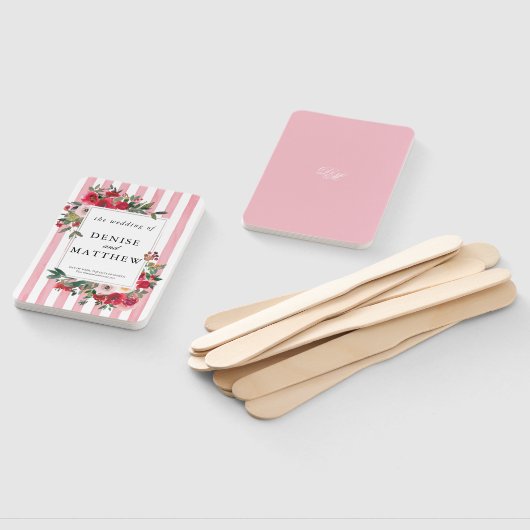 Almond Blossom Wedding Invitation Handwaaier (Niet-gemonteerd)