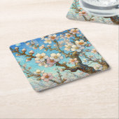 Almond Blossoms (Vincent van Gogh) Kartonnen Onderzetters (Schuin)