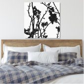 Almond Boom Overzicht Floral Botanische fotografie Canvas Afdruk (Insitu (Slaapkamer))