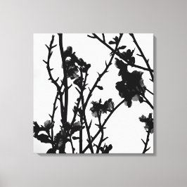 Almond Boom Overzicht Floral Botanische fotografie Canvas Afdruk
