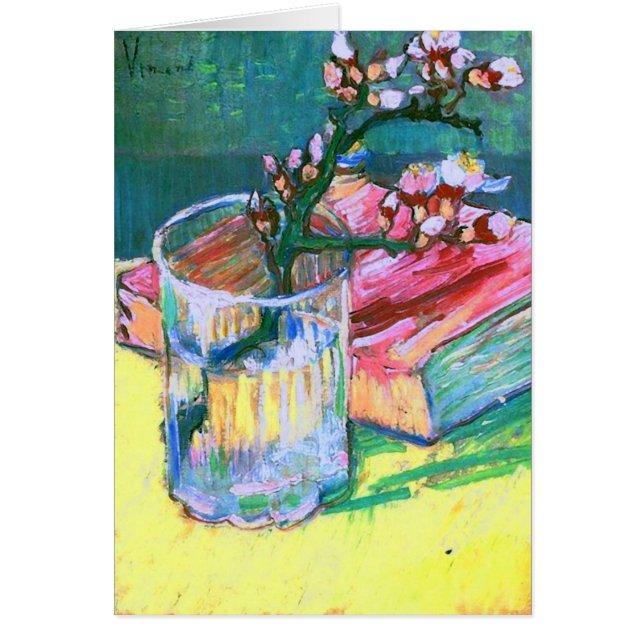 Almond Branch Glass Book Van Gogh Fine (Voorkant)