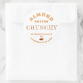 Almond Butter Classic Round Sticker (Tas)