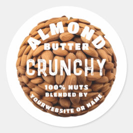 Almond Butter Ronde Sticker
