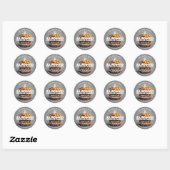 Almond Candle Ronde Sticker (Vel)