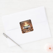 Almond Candle Square Sticker (Envelop)