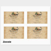 Almond Extract Rechthoekige Sticker (Vel)