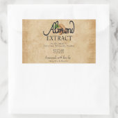 Almond Extract Rechthoekige Sticker (Tas)