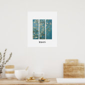 ALMOND FLOWER TREE PAINTING POSTER (Keuken)